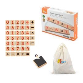 Viga toys - Magnetic Number - 40pcs Set -  SW-50591FSC - Toysuae.com