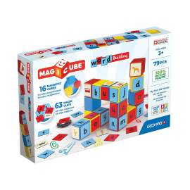 Geomag - Magicube Word Building And Clips 79pcs -  00259 - Toysuae.com