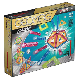 Geomag - Glitter Panels Magnetic Construction Toy 44pcs -  00532 - Toysuae.com