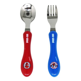 Spider Man - Classic Stainless Steel Cutlery - 2 Pcs set -  112-73-28 - Toysuae.com