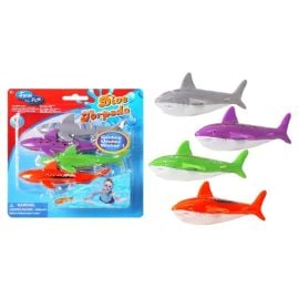 Mondo - Diving Shark Toys - 4pcs - ALGT-12309-2 - Toysuae.com