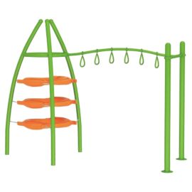 Gambol - Outdoors Kids Gym With Trapeze Swing Bars Playset -  GB-16031 - Toysuae.com