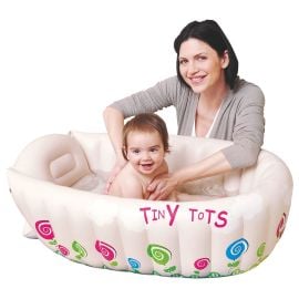 Jilong - "Tiny Tots" Baby Bathtub - Beige -  17118 - Toysuae.com