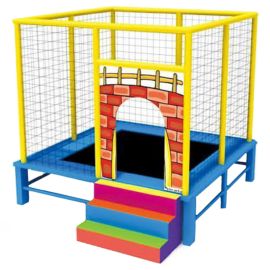 Gambol - Altitude Square Trampoline With Sturdy Steps  -  18037 - Toysuae.com