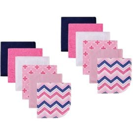 Luvable Friends - Washcloths Knit Terry 12pc Chevron -  WB-05937 - Toysuae.com