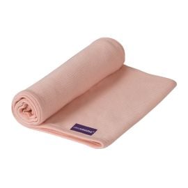 Clevamama - Waffle Weave Cotton Blanket Cot/Cot Bed 120 x 140 cm - Pink - WB-3463 - Toysuae.com