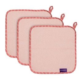 ClevaMama-Bamboo Baby Washcloth Set (3Pk) - Pink - WB-3535 - Toysuae.com