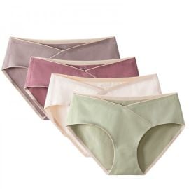 Sunveno - Set of 4 Maternity Seamless Low Waist Briefs - XL -  SAM-SN_LWB_XL - Toysuae.com