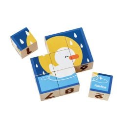 Plan Toys - Animal Puzzle Cubes -  Klg-4649 - Toysuae.com