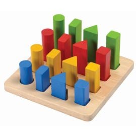 Plan Toys - Geometric Peg Board - Klg-5125 - Toysuae.com