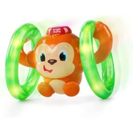 Bright Starts - Lights, Lights Baby Roll & Glow Monkey -  WB-52181 - Toysuae.com