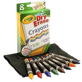 Crayola - 8 Dry Erase Large Crayons -  CY98-5200 - Toysuae.com