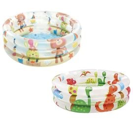 Intex - Dinosaur 3-Ring Baby Pool 1pc - Assorted - AIK-57106 - Toysuae.com