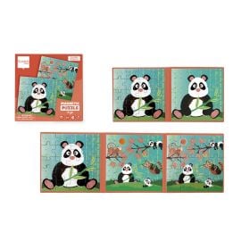 Scratch Europe - Panda 20 Pcs Magnetic Puzzle Book To Go -  Klg-6181156 - Toysuae.com