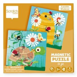 Scratch Europe - Magnetic Puzzle Book To Go - Garden Party  -  Klg-6181158 - Toysuae.com