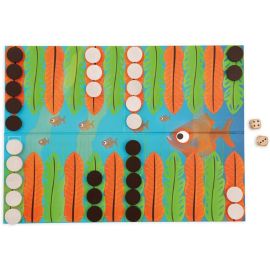 Scratch Europe - Piranha Race -  Junior Backgammon Game -  Klg-6182200 - Toysuae.com