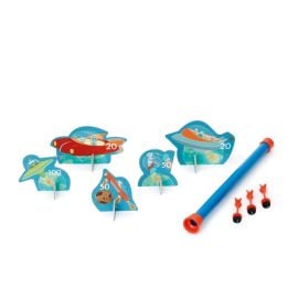 Scratch Europe - Blowdart Space With 5 Robots And 3 Darts -  Klg-6182532 - Toysuae.com