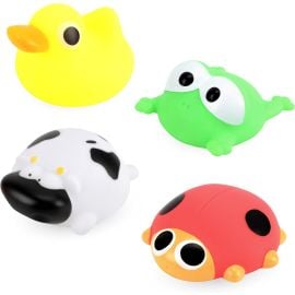 Moon - Farm Buddies Baby Bath Toys 4 Pieces - MNNHTMT18 - Toysuae.com