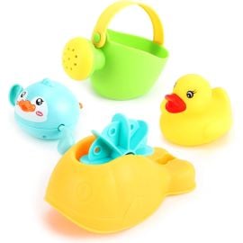 Moon - Mini Floating Duck Baby Bath Toys 4 Pieces - MNNHTMT14 - Toysuae.com