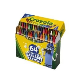 Crayola - 64 Ultra Clean Washable Crayons -  CY52-3287 - Toysuae.com