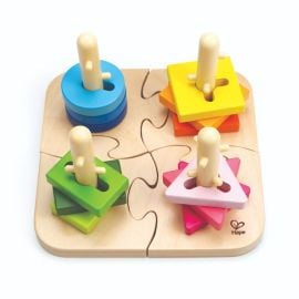 Hape - Creative Peg Puzzle -  E0411 - Toysuae.com