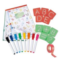 Hape - Letters And Numbers Tracing Arts And Craft Set - 66pcs -  E1070 - Toysuae.com