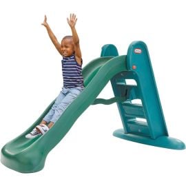 Little Tikes Easy Store Large Slide Go Green – Outdoor Kids Slide - TT-LIT-173974 - Toysuae.com