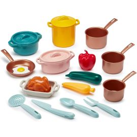 Ecoiffier - Cooking Pots & Traditions Vert Azur Playset - 20pcs -  sim-7600001685 - Toysuae.com