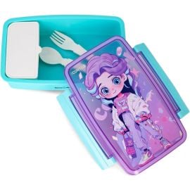 Nova Kids - Bento Lunch Box With Spoon And Fork - Cite Girl Pink - SAM-NK_2CLB1000_CGPU - Toysuae.com