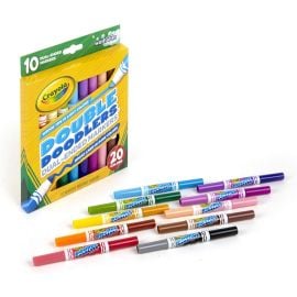 Crayola - 10 Washable Double Doodlers -  CY58-8310 - Toysuae.com