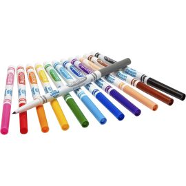 Crayola - 12 Ultraclean Washable Fine Line Colormax Markers
