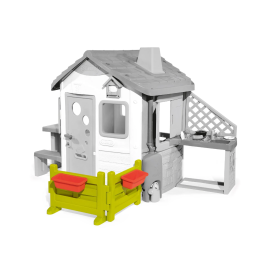 Smoby - Garden Fence with 2 Gates For Neo Jura Lodge Playhouse -  sim-7600810904 - Toysuae.com