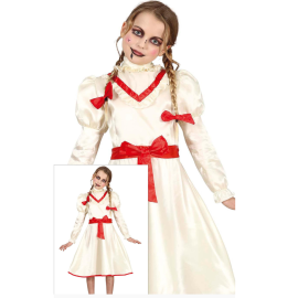 Party Costume - Child Cursed Doll Girl Costume - Medium -  PC-77630 - Toysuae.com