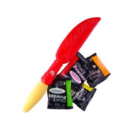 Chalkie - Chalk Brush With Chalk Powder - Pack of 4 pcs -  DBT-79114 - Toysuae.com