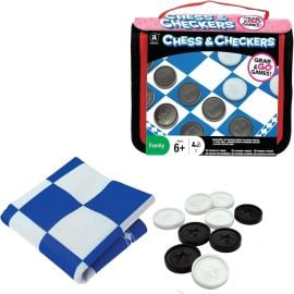 Merchant Ambassador - Grab & Go Games! - Travel Chess & Checkers -  ST054 - Toysuae.com