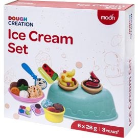 Moon - Dough Creation Ice Cream Set 6 Pieces - MNNHTMT45 - Toysuae.com