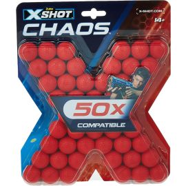 X-Shot - Chaos 50 Dart Balls Refill - TT-36327 - Toysuae.com
