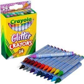 Crayola - 24 Glitter Crayons -  CY52-3715 - Toysuae.com