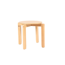 Edu Fun - Durable Stool Chair - 21cm - Woody -  RTS-43020Woody - Toysuae.com