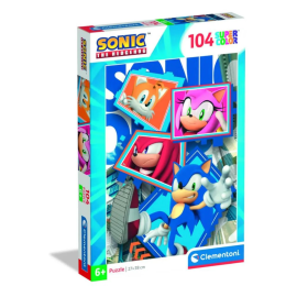 Clementoni - Sonic With Friends Jigsaw Puzzle 104pcs -  ALGT-25038 - Toysuae.com