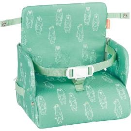 Badabulle - 2 in 1 Washable Fabric Travel Booster Seat - Green Bears -  BAB009409 - Toysuae.com