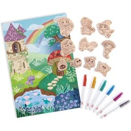 Hape - DIY Magic Friends Art And Craft Set with Wooden Magnets -  E1077 - Toysuae.com