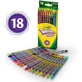 Crayola - 18 Twistables Colored Pencils -  CY68-7418 - Toysuae.com