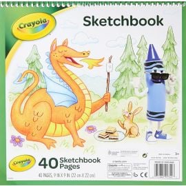 Crayola - Spiral Bound Sketchbook 40 Pages -  CY99-3404 - Toysuae.com