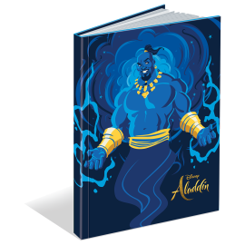 Disney - Aladdin Hardcover Notebook 100 Sheets - Blue -  929-11-0901 - Toysuae.com