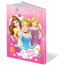 Disney - Princess Arabic Hardcover Notebook 100 Sheets Pink -  929-10-0907 - Toysuae.com