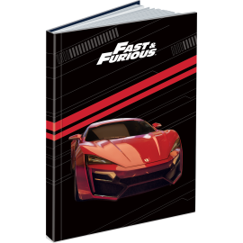 Universal - The Fast And Furious Notebook 100 Sheets - Black -  929-11-0804 - Toysuae.com
