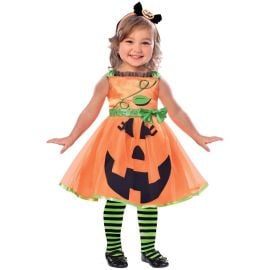 Party Costume - Child Cute Happy Pumpkin Halloween Costume - 3-4 Years - PC-9903393 - Toysuae.com