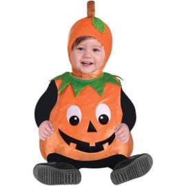 Party Costume - Toddler Cutie Pie Pumpkin Halloween Costume - 3-4 Years - PC-9903885 - Toysuae.com