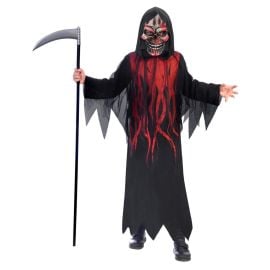 Party Costume - Child Dark Shadow Reaper Halloween Costume - 10-12 Years - PC-9907097 - Toysuae.com